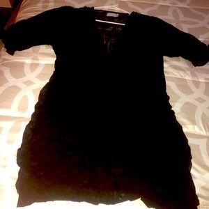 Black party dress worn once very stylish